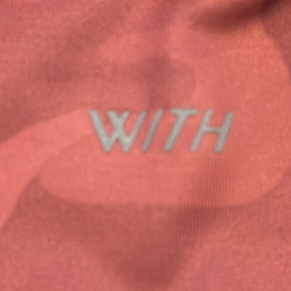 Wear it to Heart (WITH) High Waist Reversible Peach & Black Camouflage Leggings - Picture 4 of 7